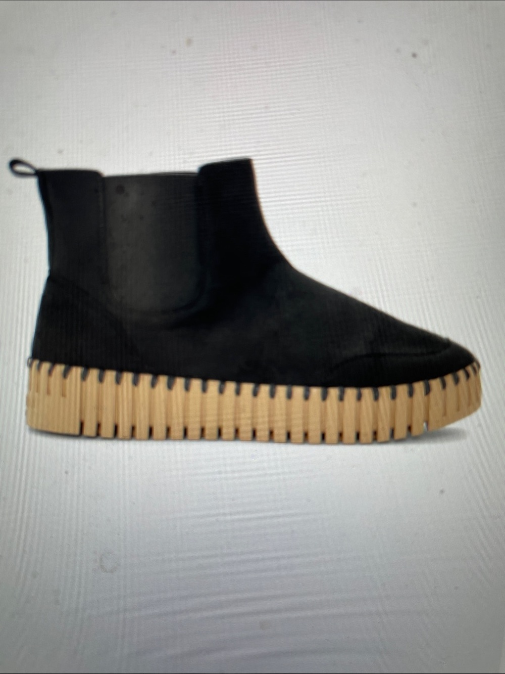 Ilse Jacobsen Black Suede tulip Sherling lined Boot - almost new